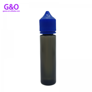 v3 1 oz 2 oz sort farvet klar dråber røg olie flaske 60 ml e flydende flaske 60 ml ejuice vape lubben gorilla enhjørning flasker