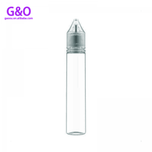 v3 transparent unicorn flaske 30 ml 10 ml unicorn flaske buttede gorilla flasker 1oz klar v3 pet plast eliquid vape dropper flasker