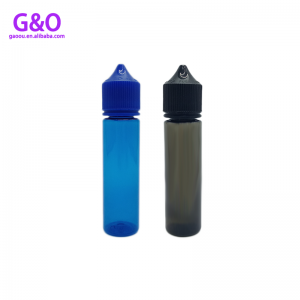 60 ml flaske eliquid unicorn eliquid flaske ny v3 sort blå plastik kæledyr lubben gorilla enhjørning vape dropper flasker